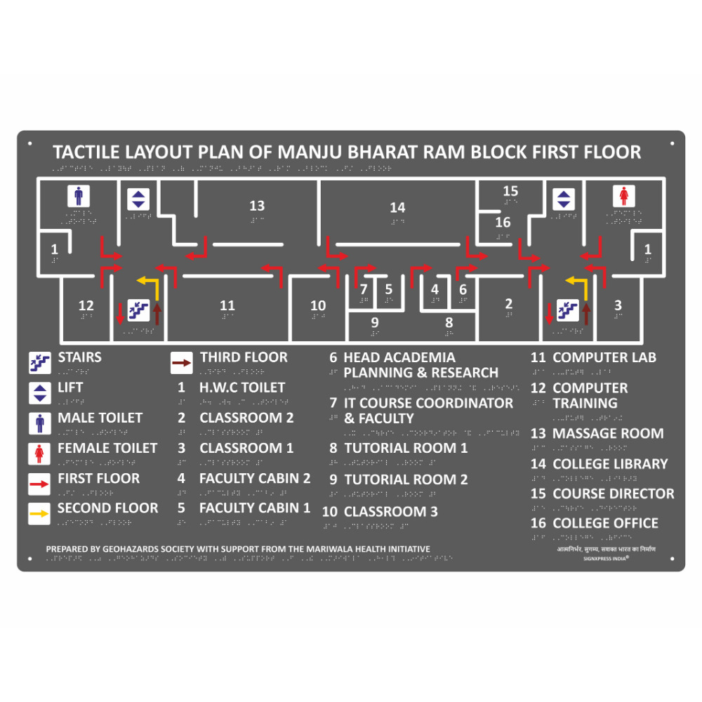 Customize Heritage Building Map Sign - Application: Advertisement