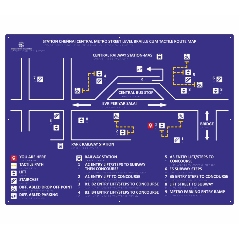 Customize Heritage Building Map Sign - Application: Advertisement