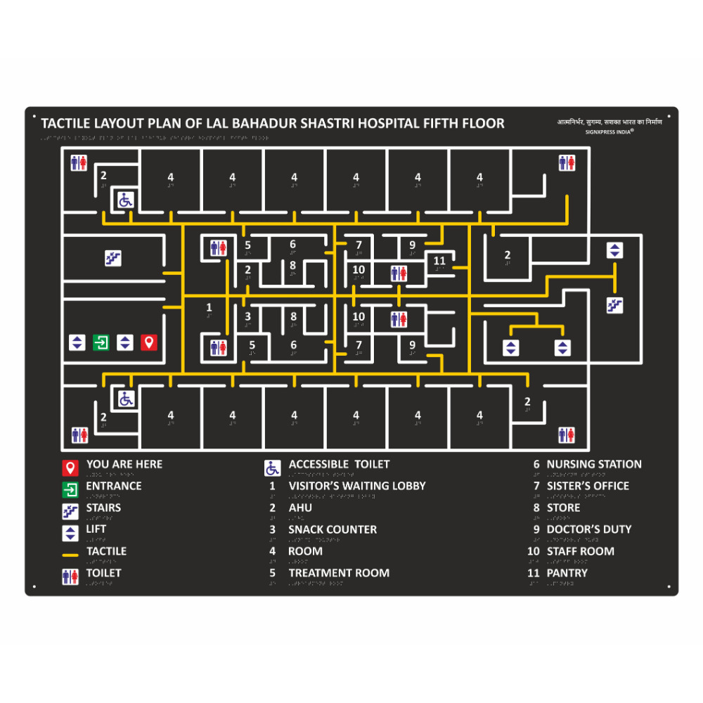 Customize Heritage Building Map Sign - Application: Advertisement