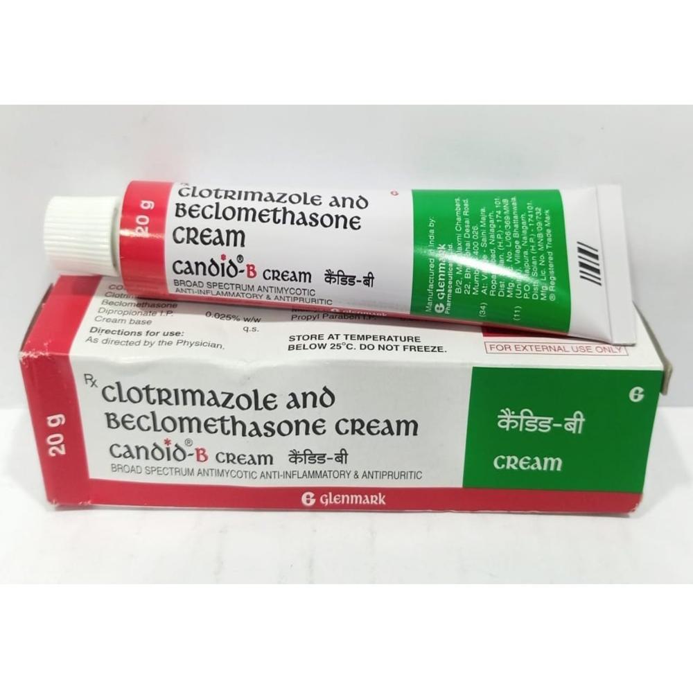 Candid-B Cream Beclometasone + Clotrimazole 20Gm - Drug Type: General Medicines
