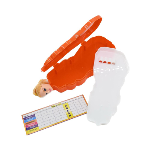 Doll Mulitpurpose Spacious Pencil Box for Kids