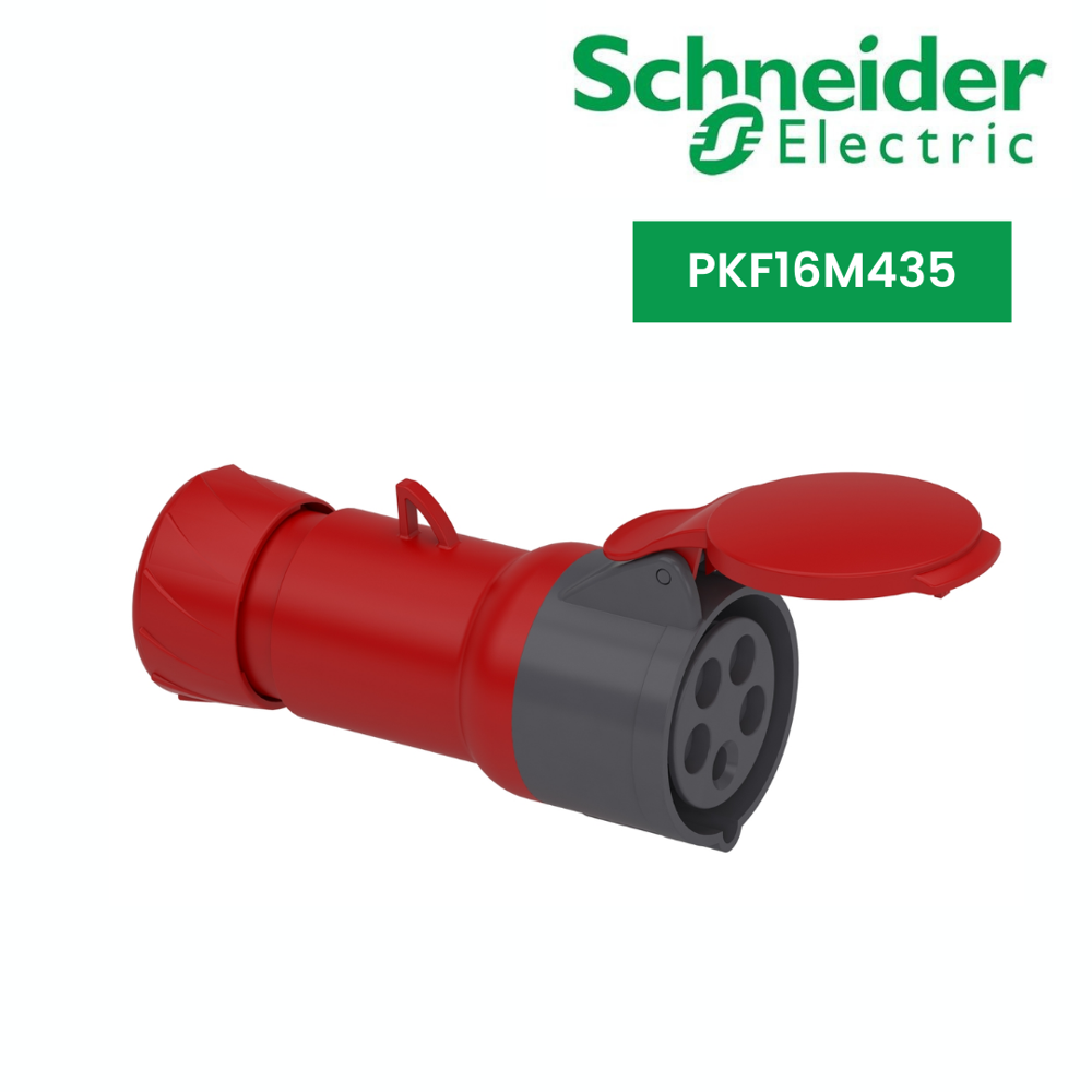 PKF16M435-PratiKa wander socket - straight - 16 A - 3P + N + E - 380...415 V AC - IP44