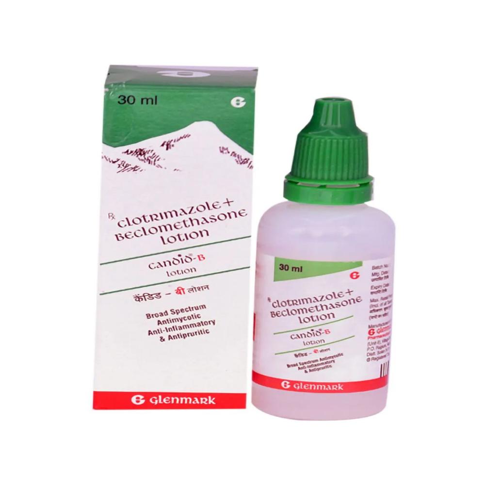 Candid-B Lotion Beclometasone + Clotrimazole 30Ml - Drug Type: General Medicines