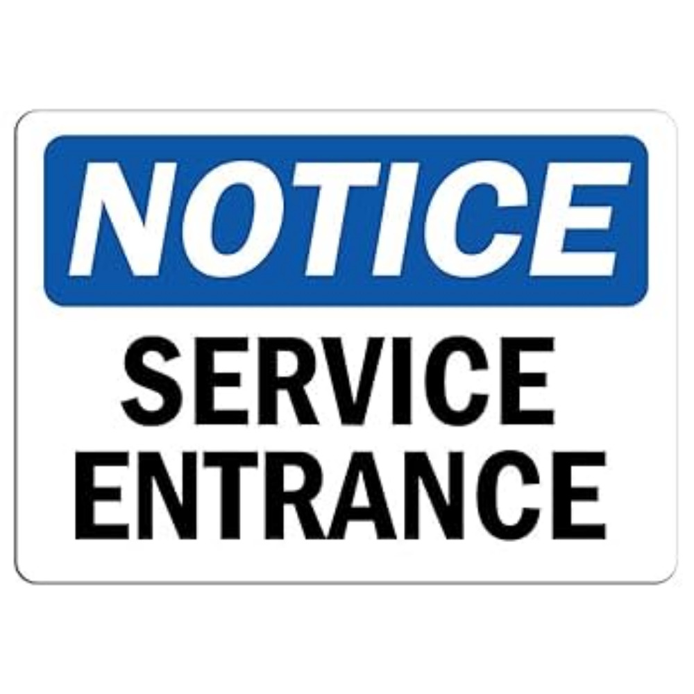 Customized Private Office Sign - Application: Advertisement