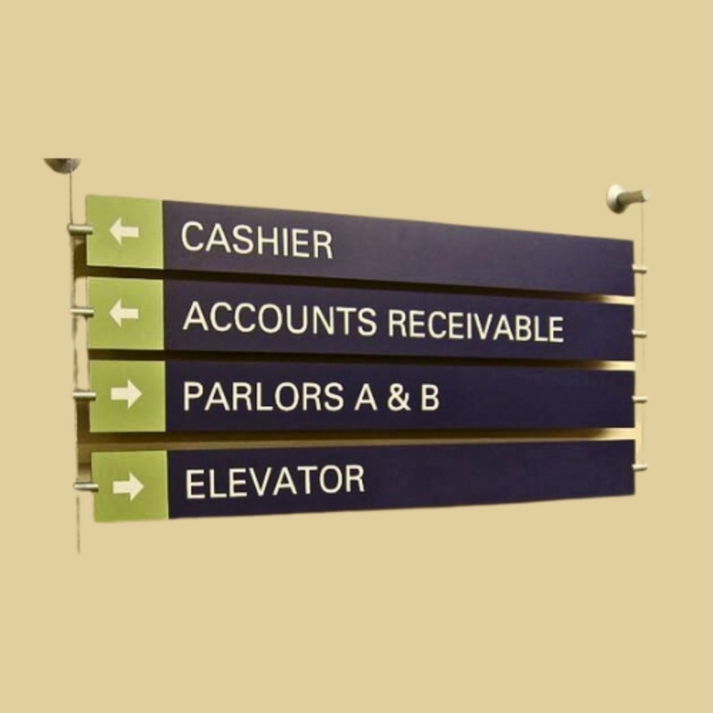 Customize Wayfinding Sign - Application: Advertisement