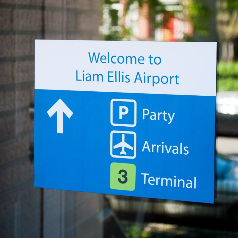 Customize Wayfinding Sign - Application: Advertisement