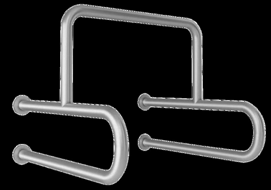Urnl301 Urinal Safety Grab Bar - Color: Silver