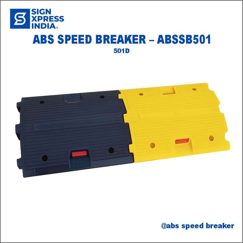 Plastic Speed Breaker - 501D - Color: Yellow And Black