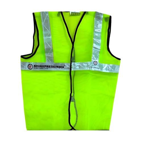 Reflective Safety Jacket - Color: Green