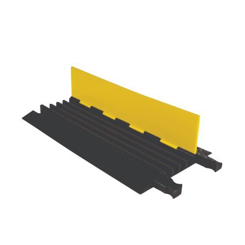 4 Channel 190 C Cable Protector - Color: Yellow And Black