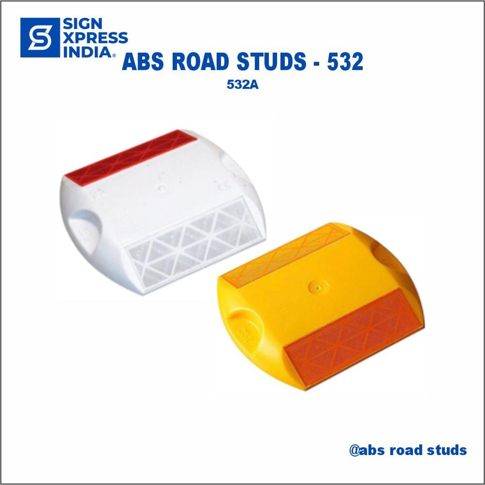 Abs Road Studs 532a - Color: Yellow And Orange