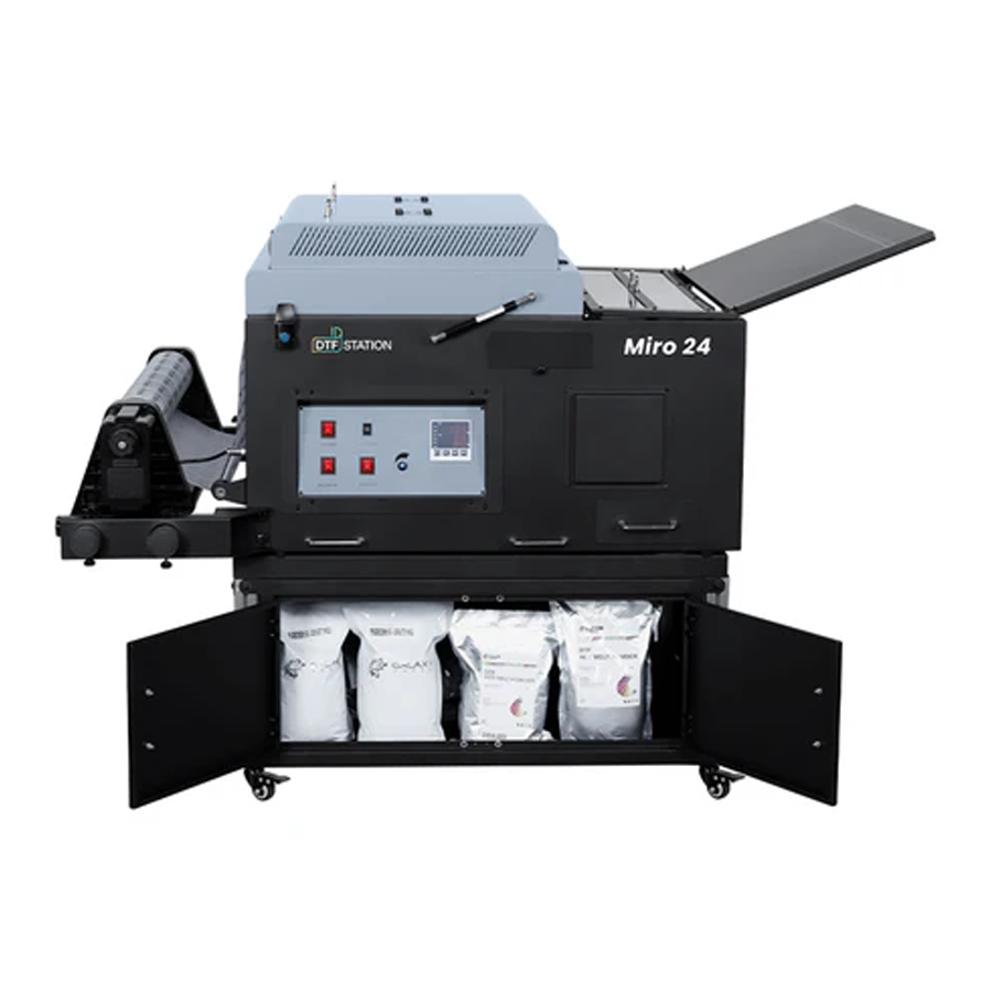 Miro 24 - Compact Energy-efficient Dtf Powder Shaker & Dryer, 24-inch Media Compatibility, Built-in Air Purifier, User-friendly Design