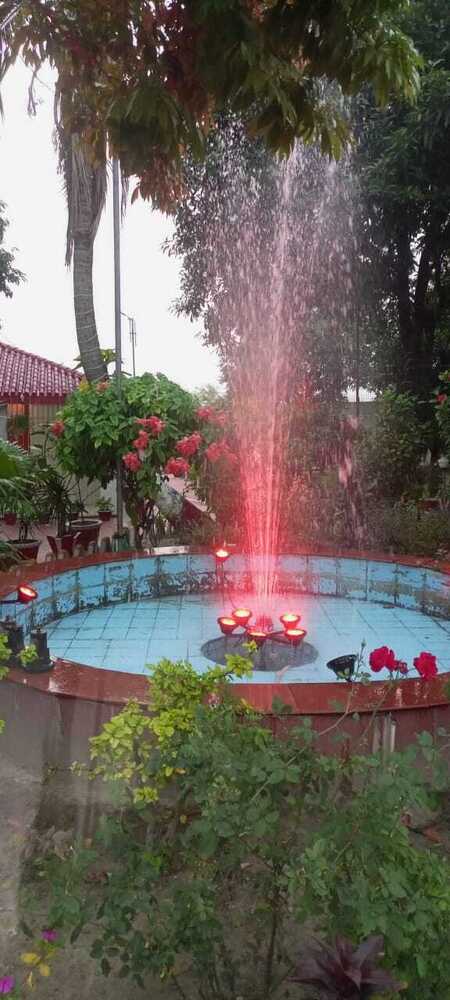 Three Stage Nozzle Fountain