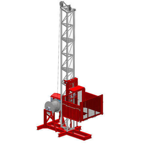 1 Ton Mild Steel Material Hoist Machine