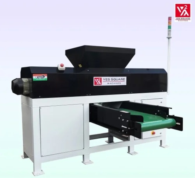 Vegetables and Fruits Waste Dual Shaft Shredder Machine Manufacturers in Chennai, Tamil Nadu