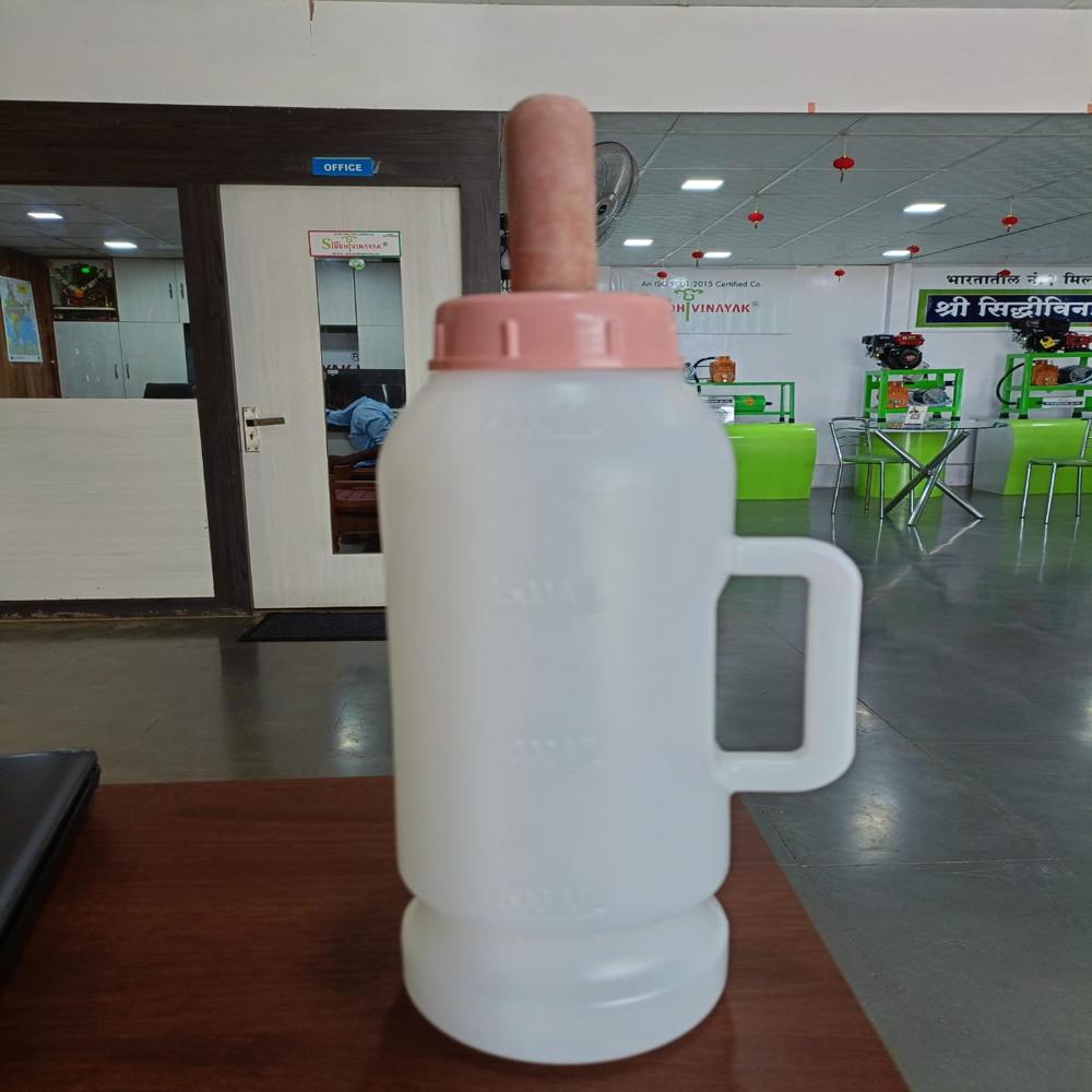 2 Ltr Milk Bottle - Color: White