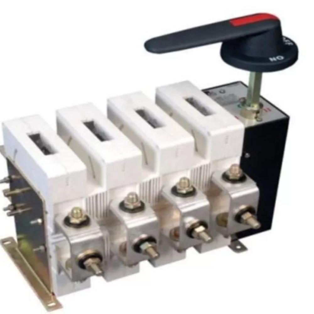 1250 A Load Changeover Switch Hpl - White, 1250 Ampere, Manual Operation, Din Rail Mounting | 50/60 Hertz Frequency, Electric Power Supply, Industrial Use