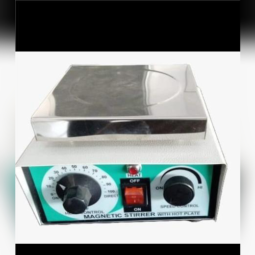 Hot Plate With Magnetic Stirrer - Durable Aluminum Alloy, Versatile Range Of Sizes, Sleek Black Finish, Ideal For Laboratory And Culinary Applications