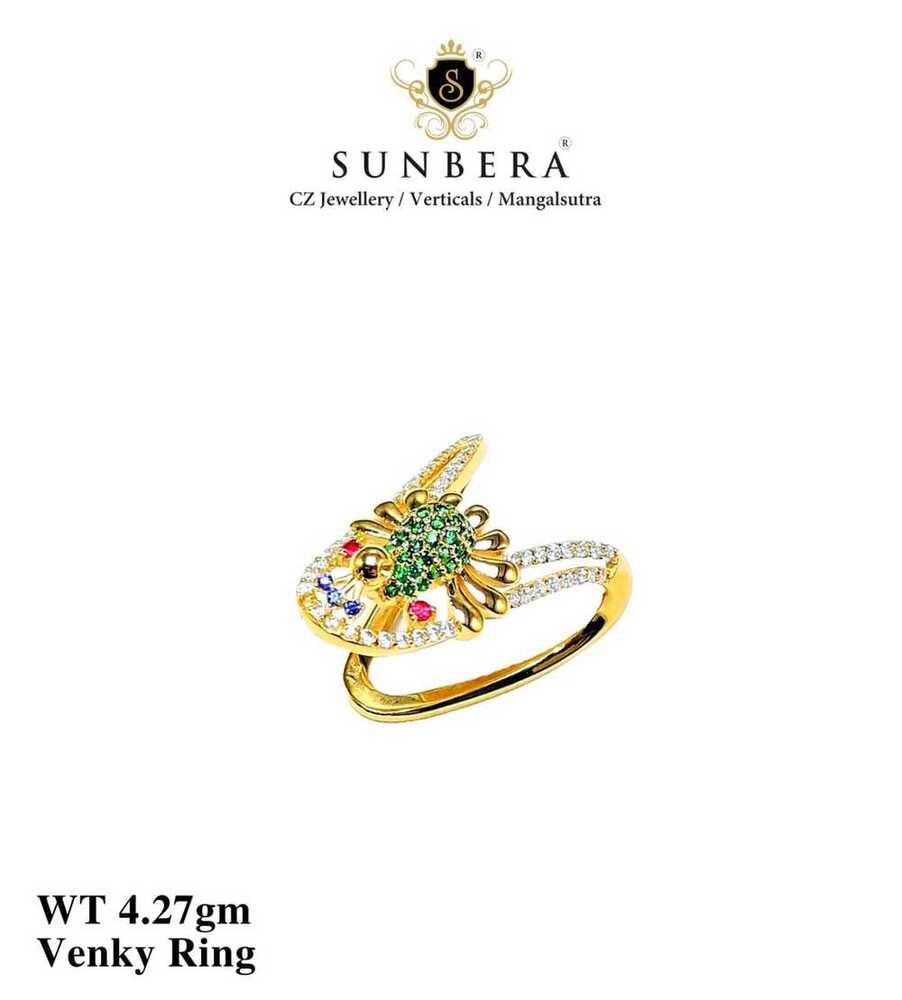 92% New Design Gold Venky Ring