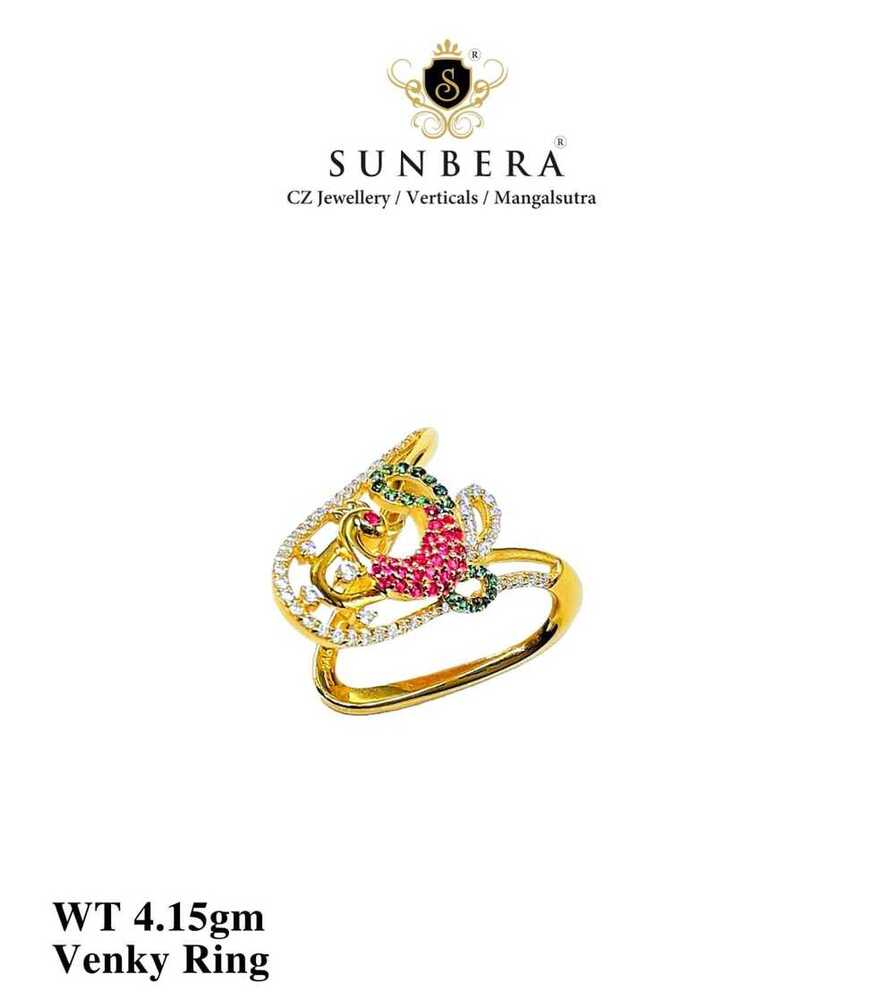 92% New Design Gold Venky Ring