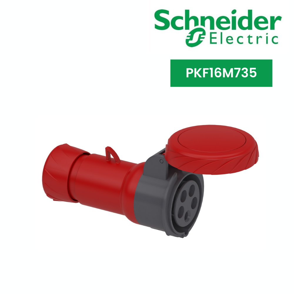 PKF16M735-PratiKa wander socket - straight - 16 A - 3P + N + E - 380...415 V AC - IP67