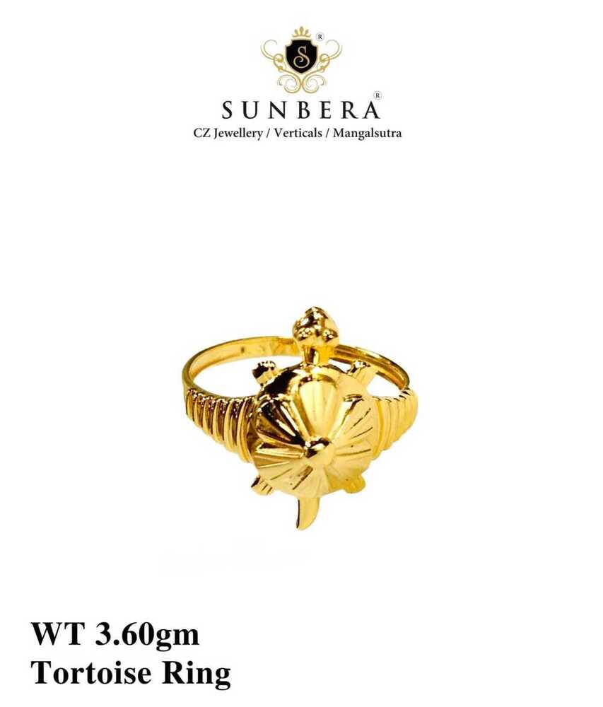 92% New Design Gold Tortoise Ring