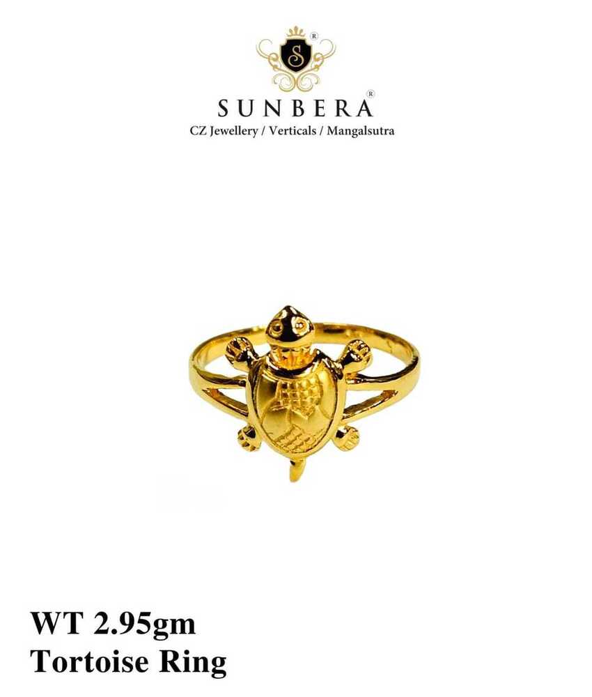 92% New Design Gold Tortoise Ring