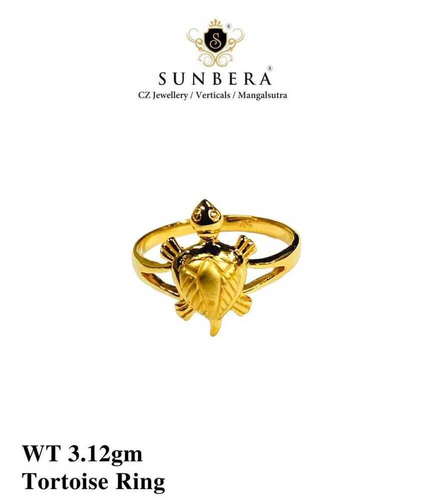 92% New Design Gold Tortoise Ring