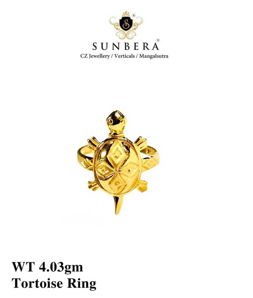 92% New Design Gold Tortoise Ring