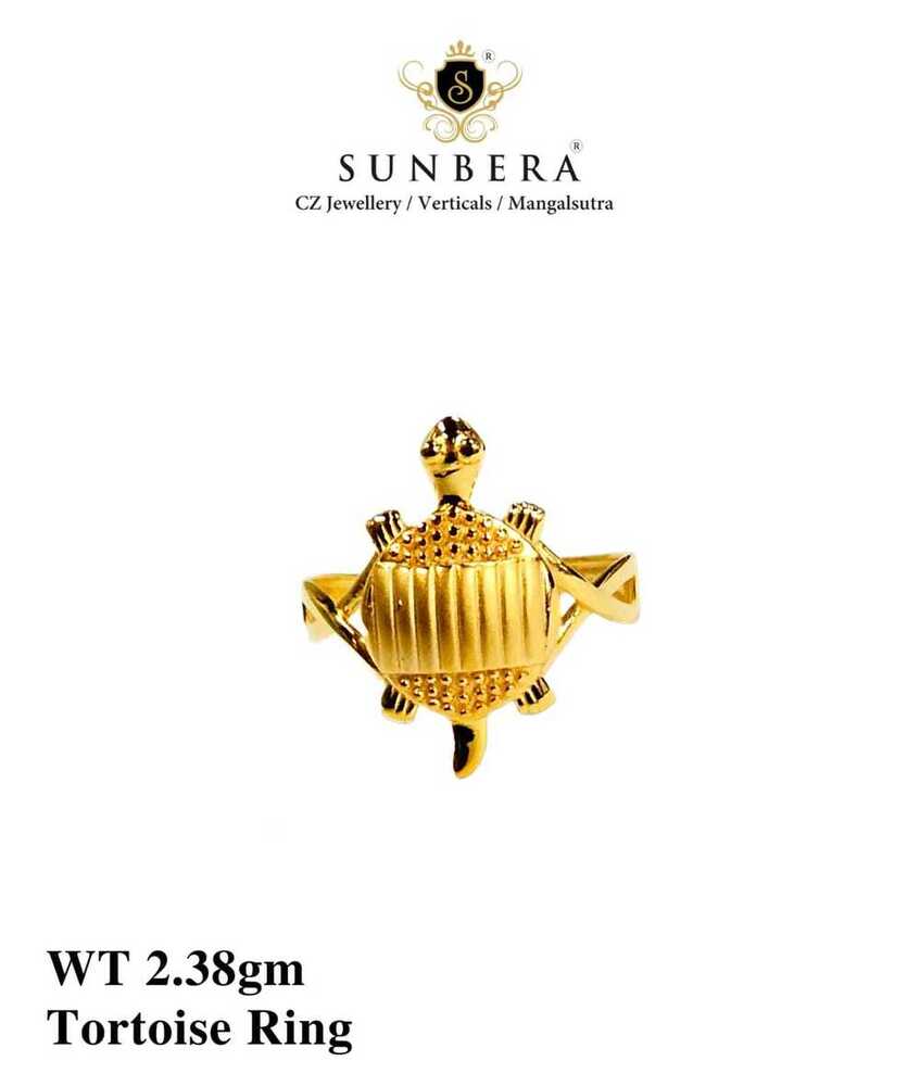 92% New Design Gold Tortoise Ring