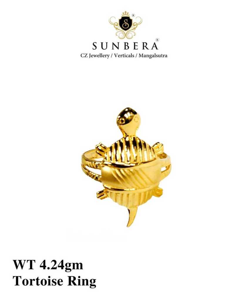 92% New Design Gold Tortoise Ring