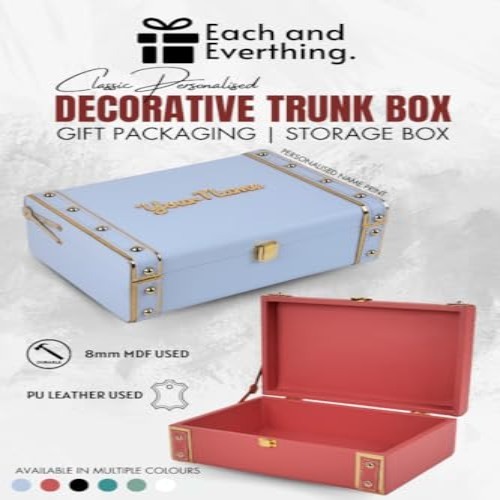 Decorative Trunk Box - Color: Multicolor