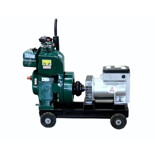 Single Phase Diesel Generator 7.5kva - Color: Green