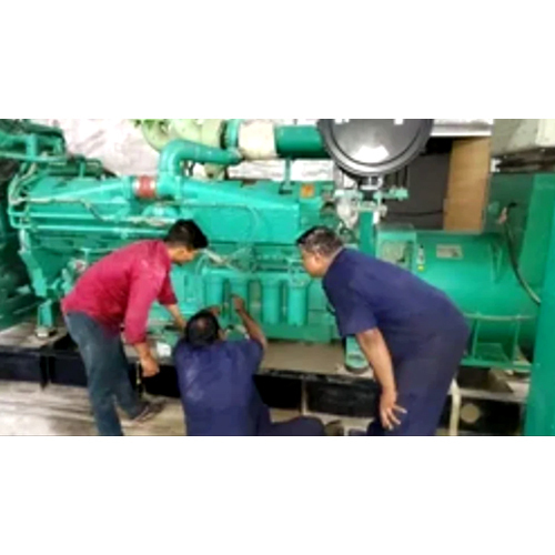 Diesel Generator Set Servicing & Reparing - Color: Green