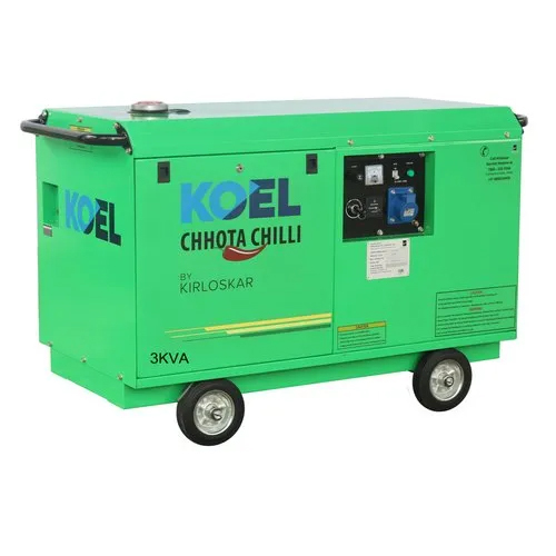 Used Industrial Power Generator - Color: Green