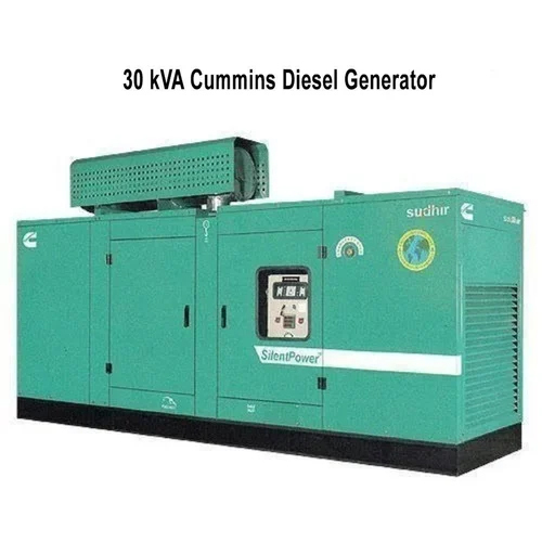 30kva Cummins Diesel Generator - Color: Green