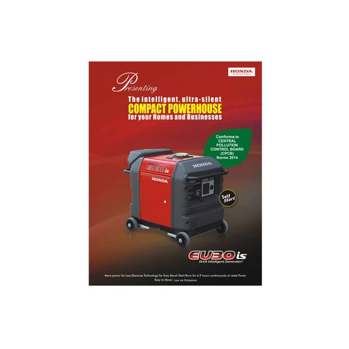 Honda Petrol Generator 3kva - Fuel Tank Capacity: 12.5 Litres Liter (L)