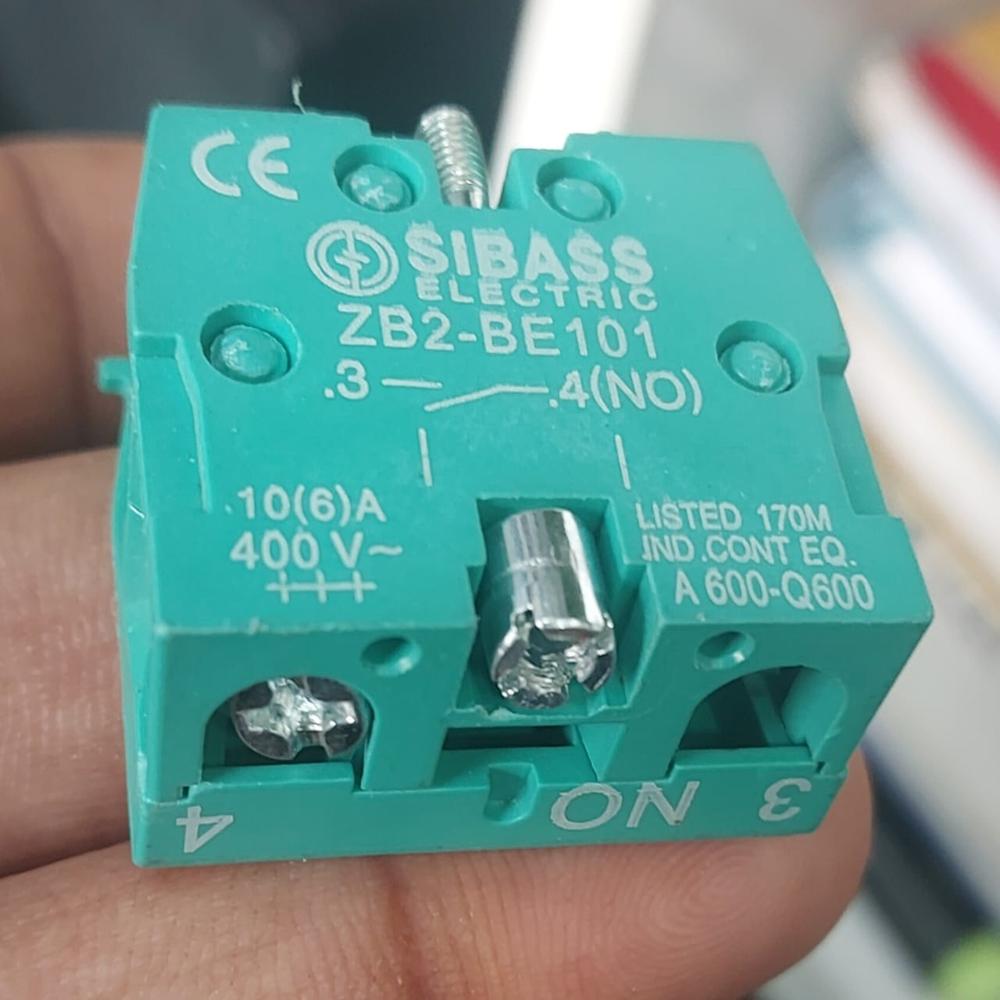 Sibass Electic Zb2-be 101 Contact Block - Automation Grade: No