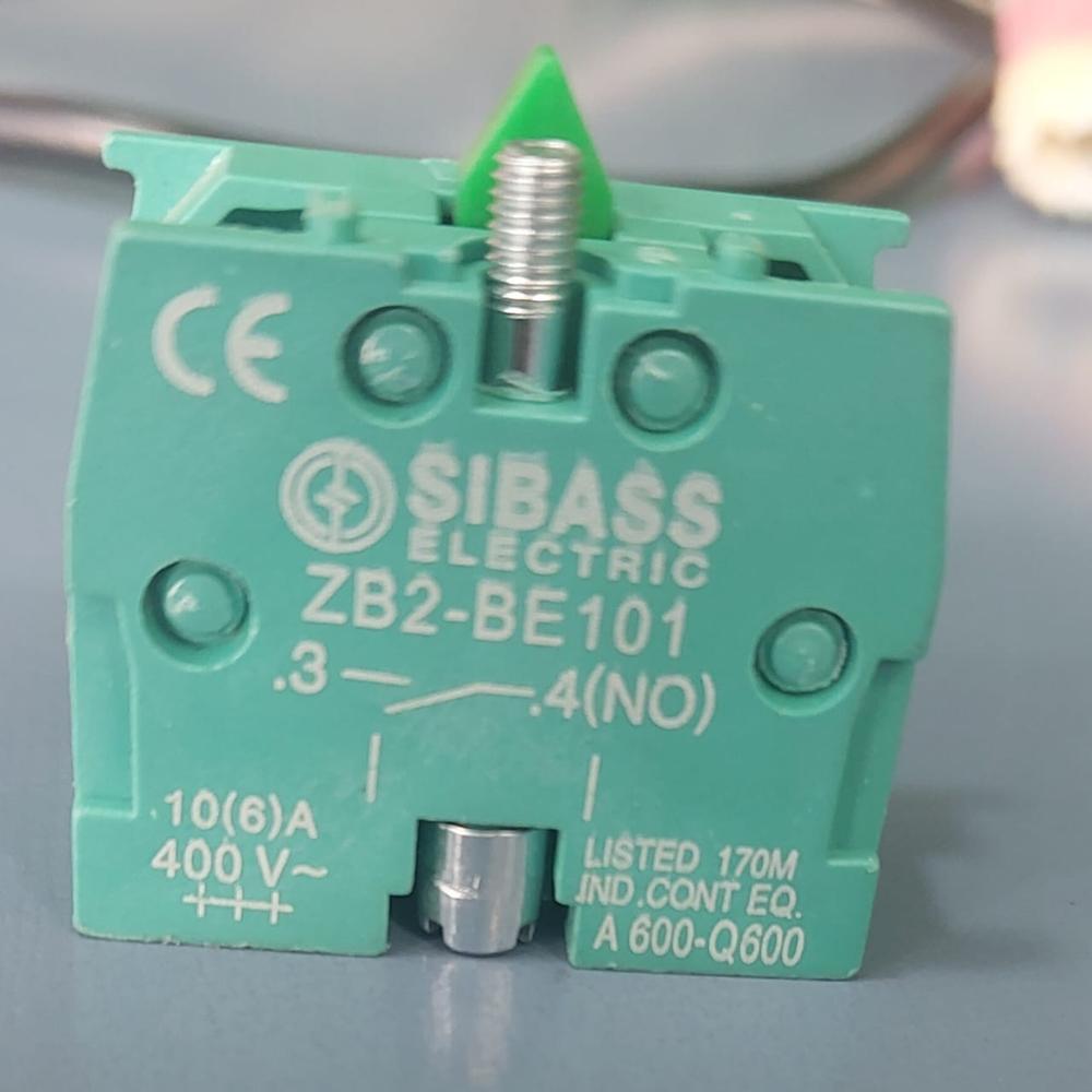 Sibass Electic Zb2-be 101 Contact Block - Automation Grade: No