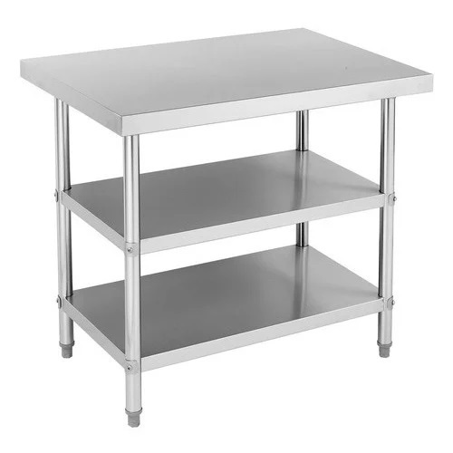 Ss Kitchen Work Table - Design: Plain