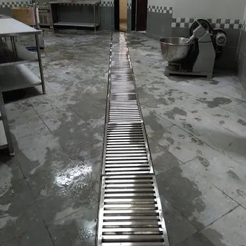 Drain Trough Gratings - Application: Food Industry