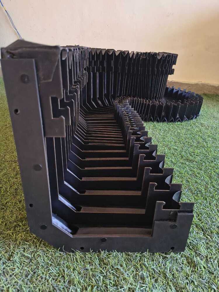 Laser Bellow Cover X Axis - Color: Black