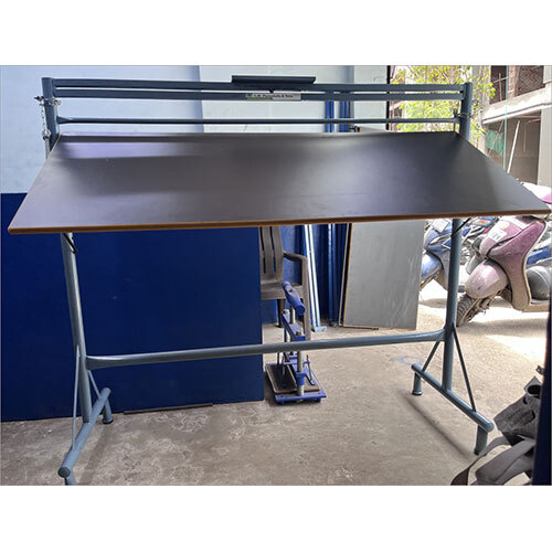72x24 Inch Fabric Checking-inspection Folding Wooden Board With Stand - Color: Blue