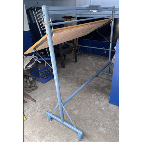 48x24 Inch Fabric Checking-inspection Folding Wooden Board With Stand - Color: Blue