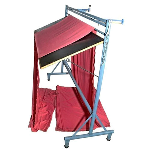 60X24 Inch Fabric Checking-Inspection Folding Wooden Board With Stand - Color: Blue