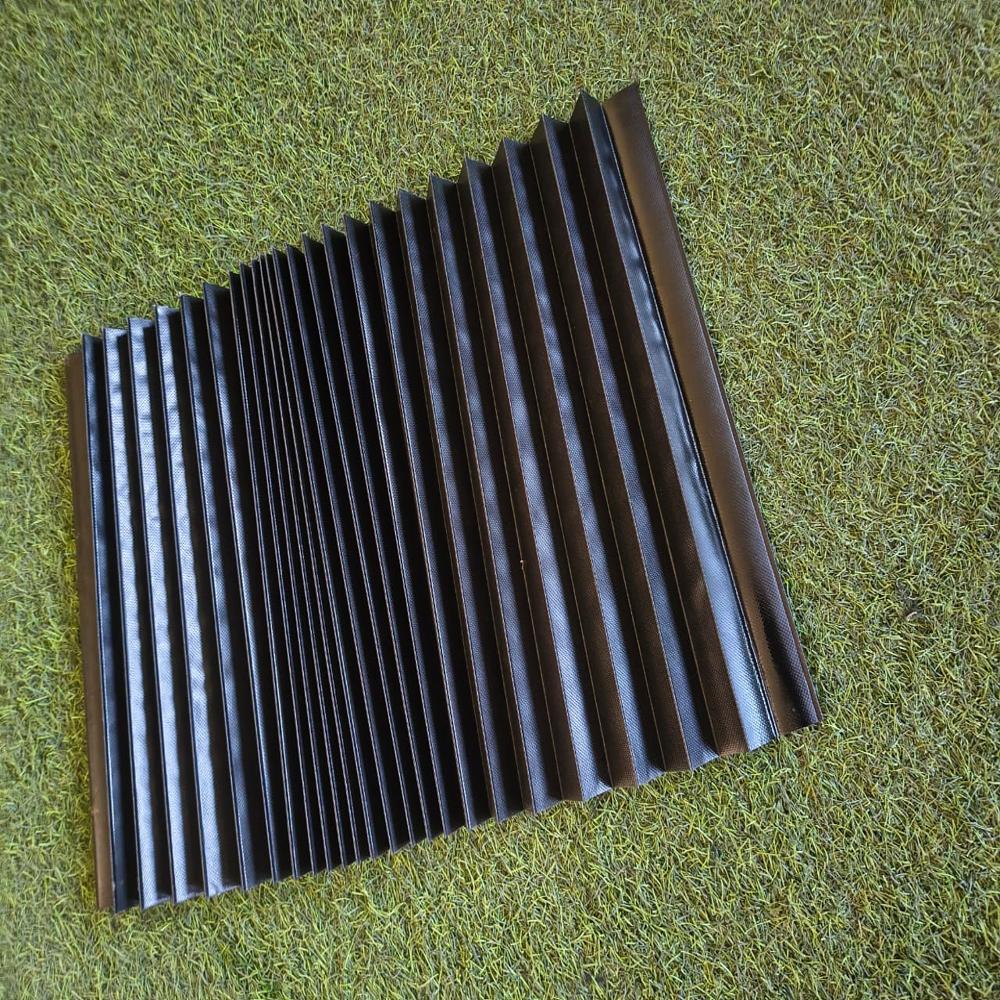 Flat Bellow Cover - Color: Black