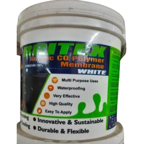 High Acrylic Waterproofing Coating - Color: Whit & Black