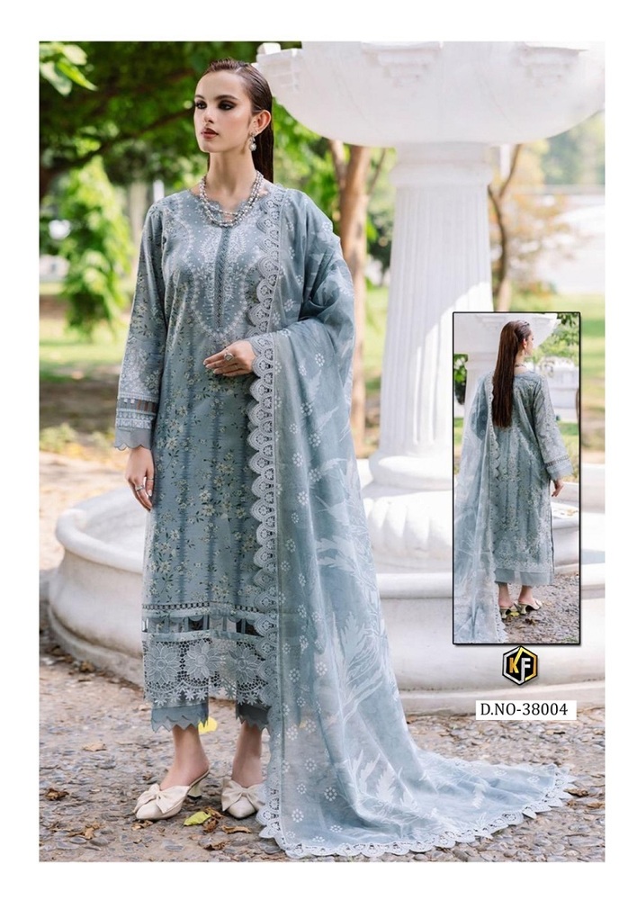 Keval Maria B Vol-38 Aca A Karachi Dress Material - Color: Multicolor