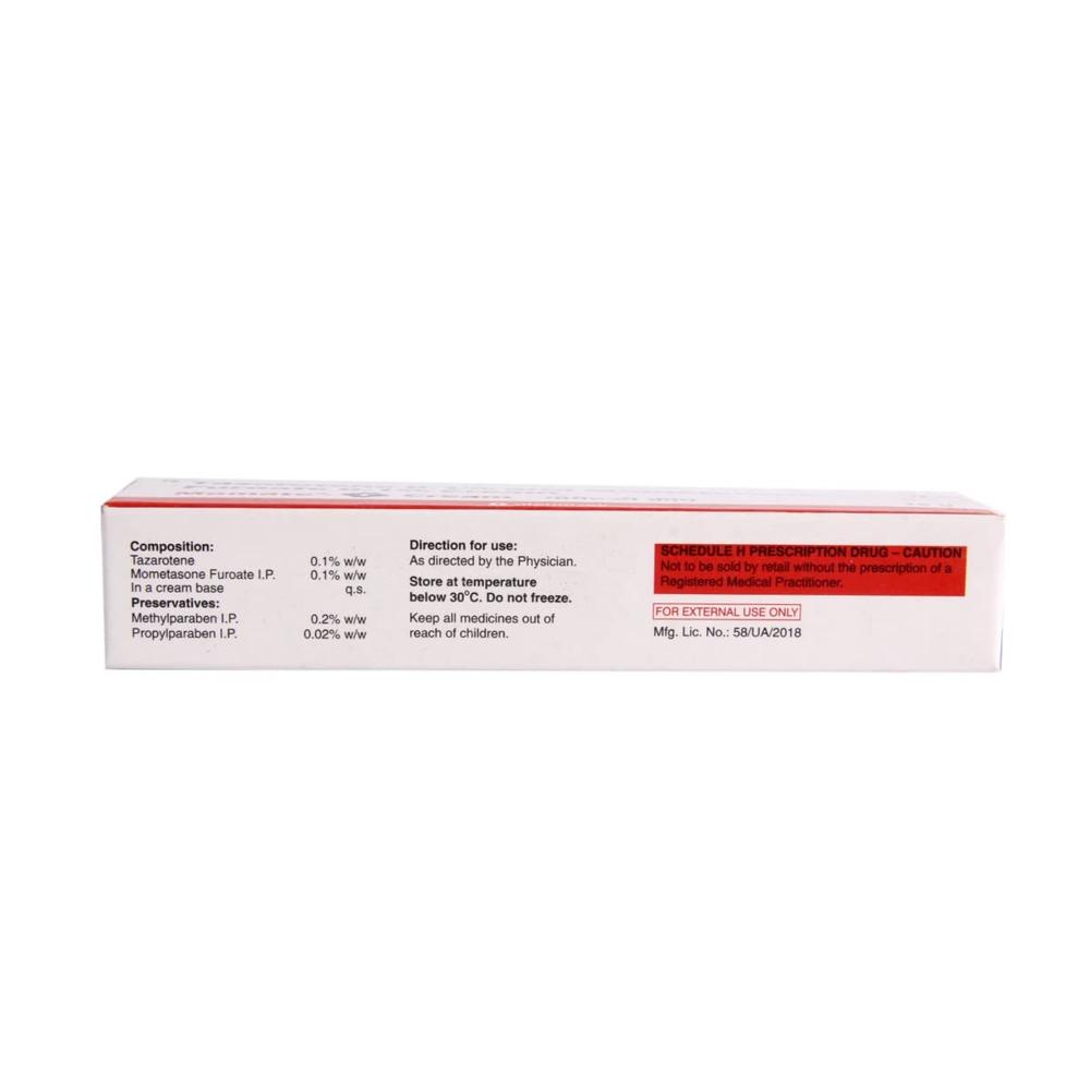 Momate T Tazarotene + Mometasone Cream 15gm