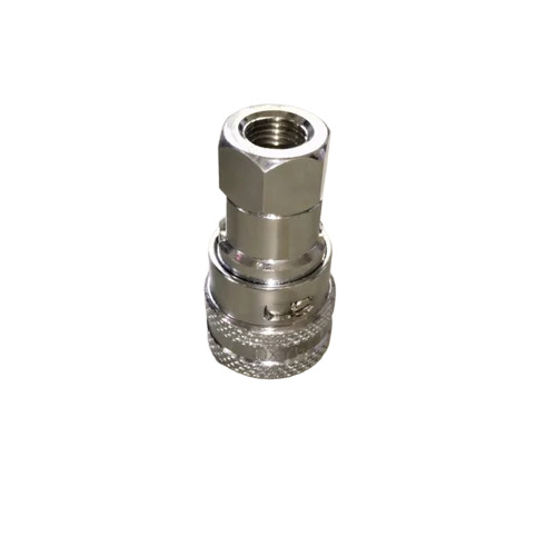 Brass Self Sealing Valve - Color: Silver